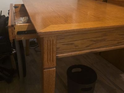 Solid Oak Desk
