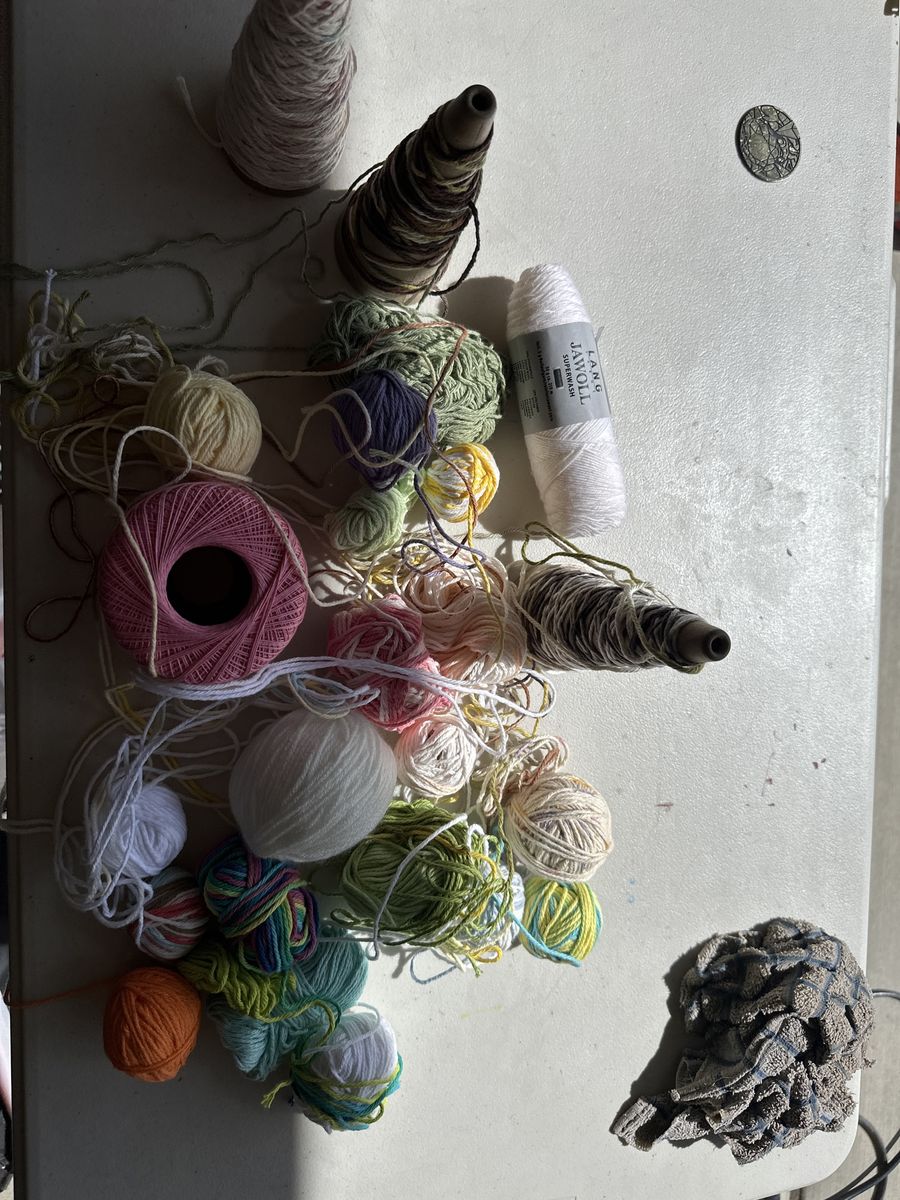 Assorted Yarn Lot - Various Brands & Colors for Crafts, Knitting, Crochet, & Weaving