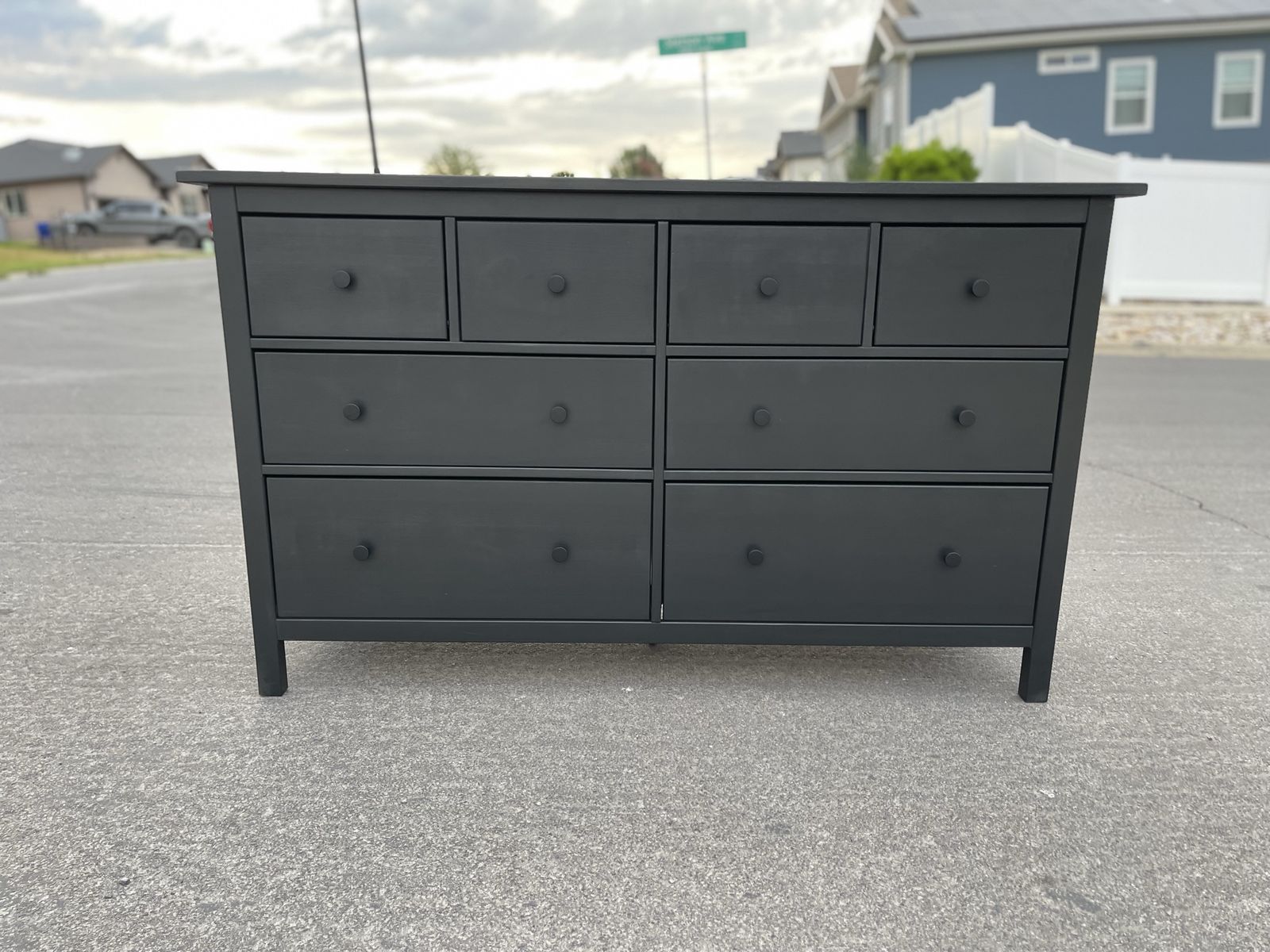 Black Ikea hemnes Dresser