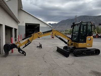 Cat 303.5 Mini Excavator Rental – Dig, Grade & Load with 35 Class Power