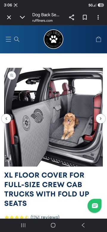 Ruff Liners XL pet seat cover