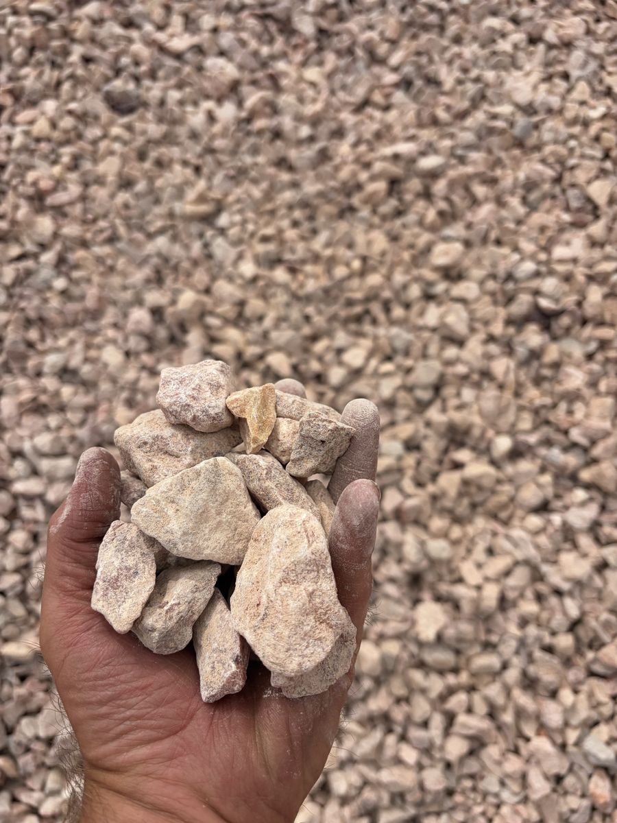 3 Tons 1 inch Desert Rose rock delivered!