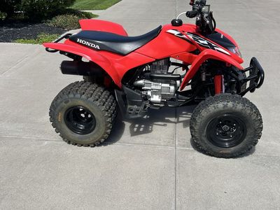 Honda TRX 250 Sport ATV Quad Red Used Excellent Condition like new