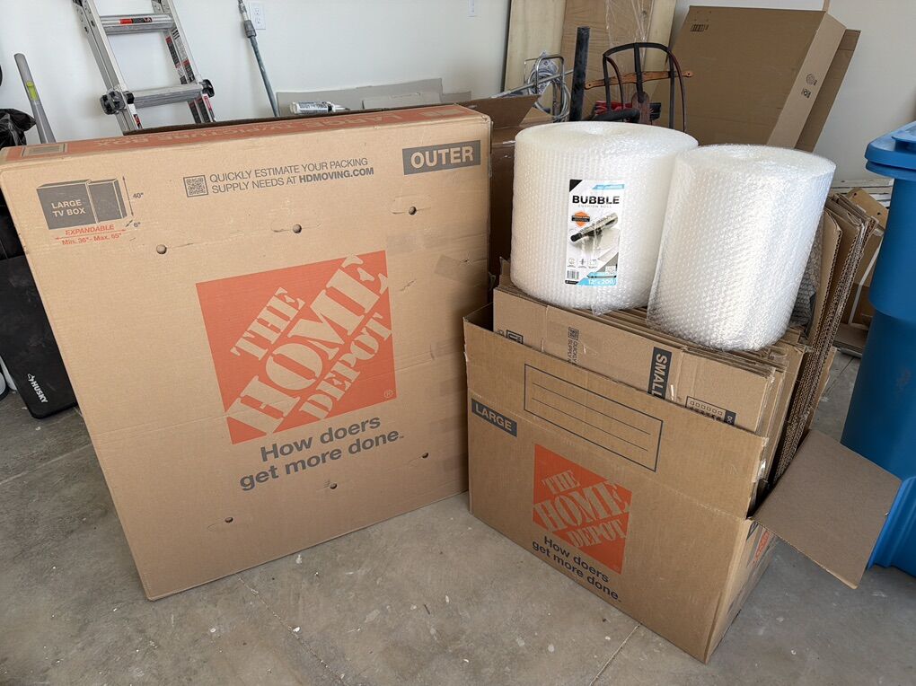 Home Depot Moving Boxes