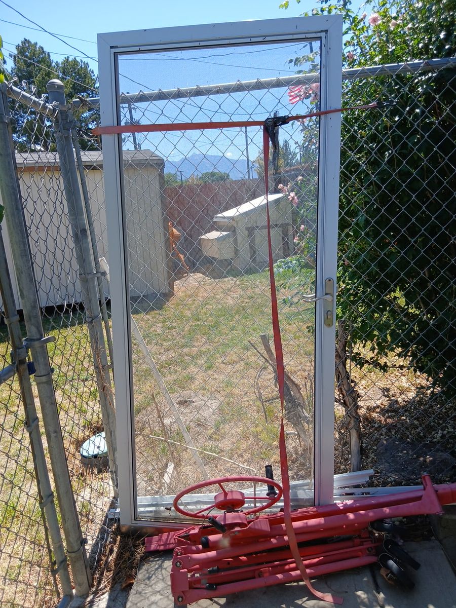 glass security door 36 "