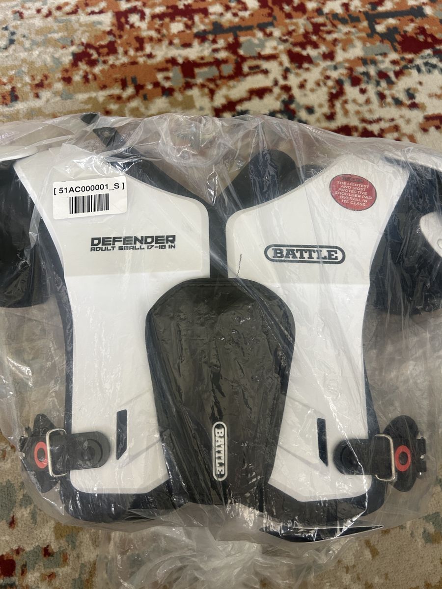 New Battle Defender Adult Small Football Shoulder Pads.