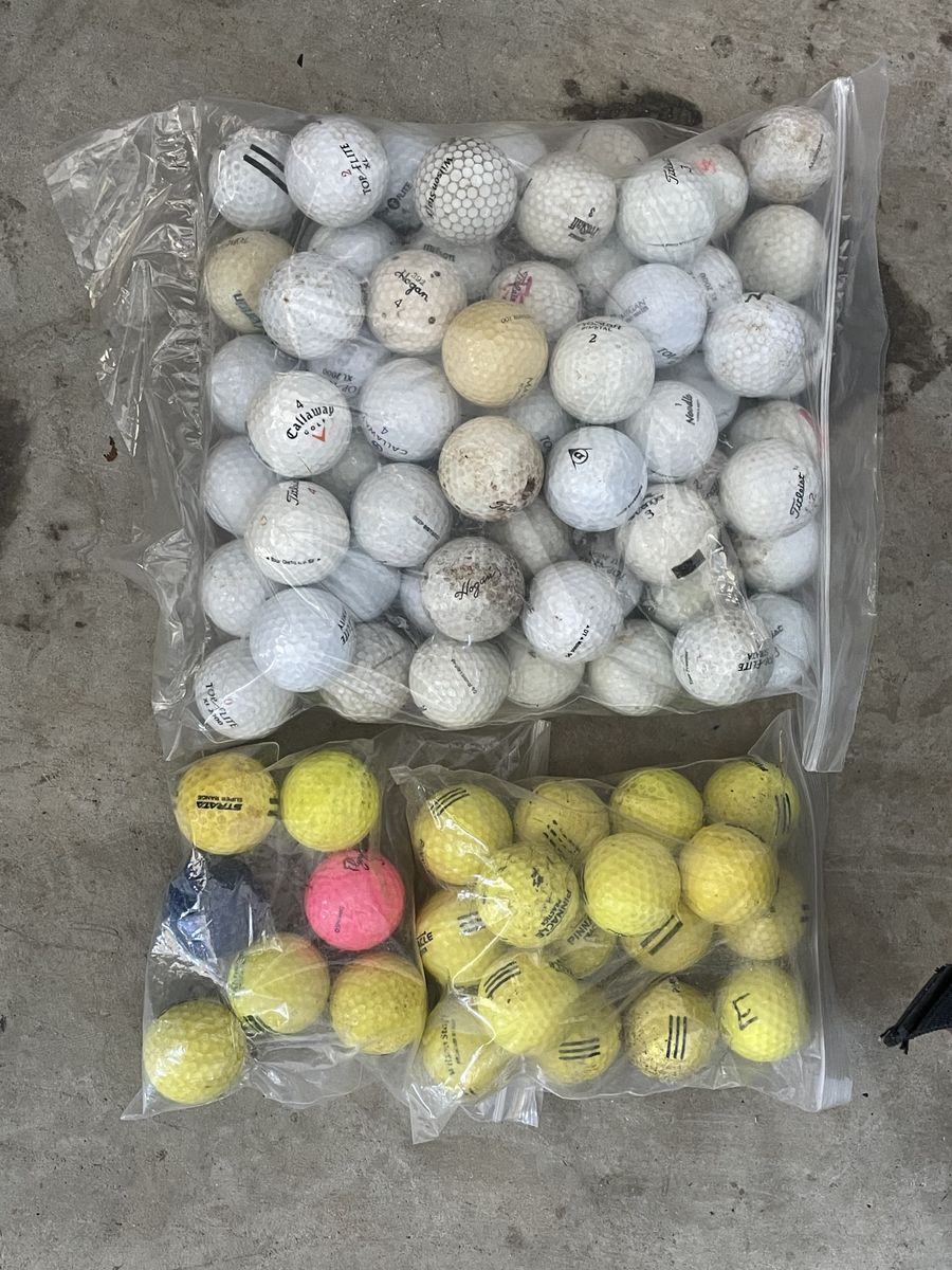 Golf Balls - assortment of used
