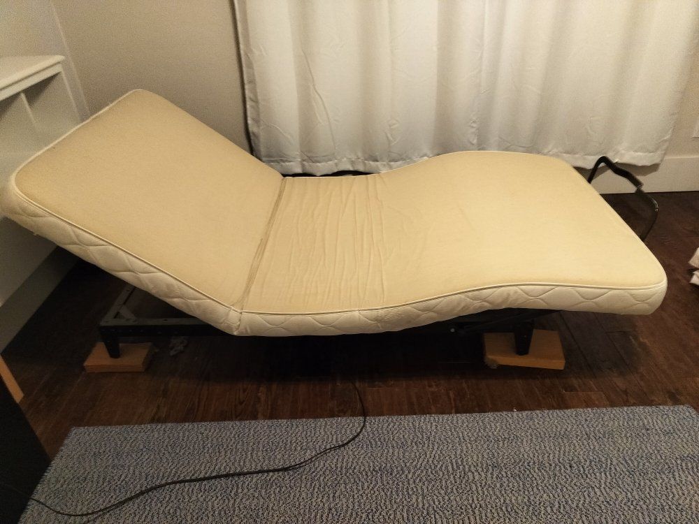 Adjustable Electric Bed Frame Base with Mattress and Remote Control