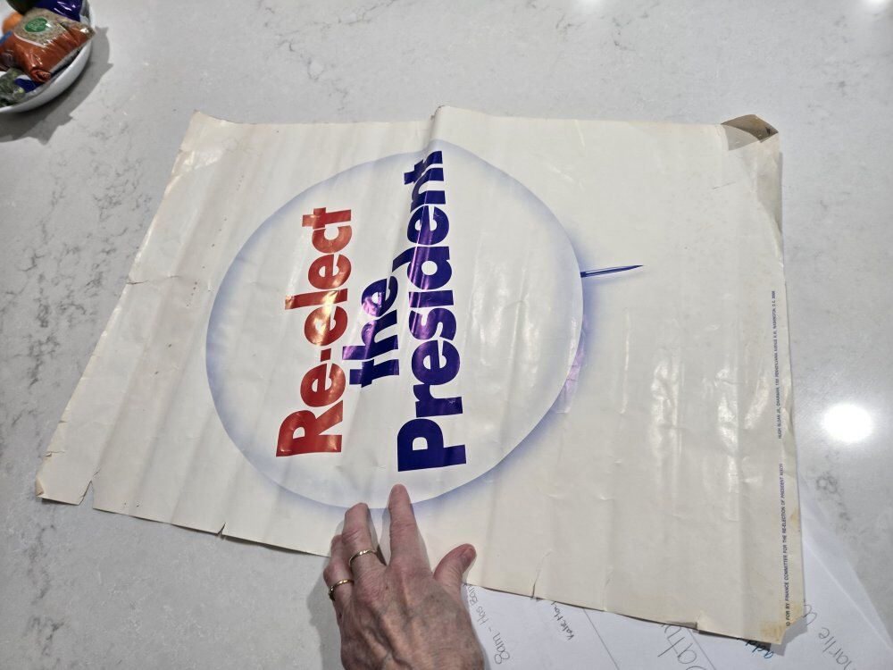 Richard Nixon reelection poster