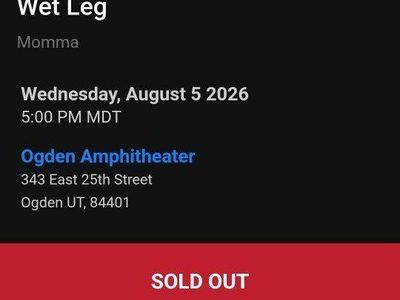 Wet Leg Concert Tickets - Ogden Twilight at Ogden Amphitheater - August 5