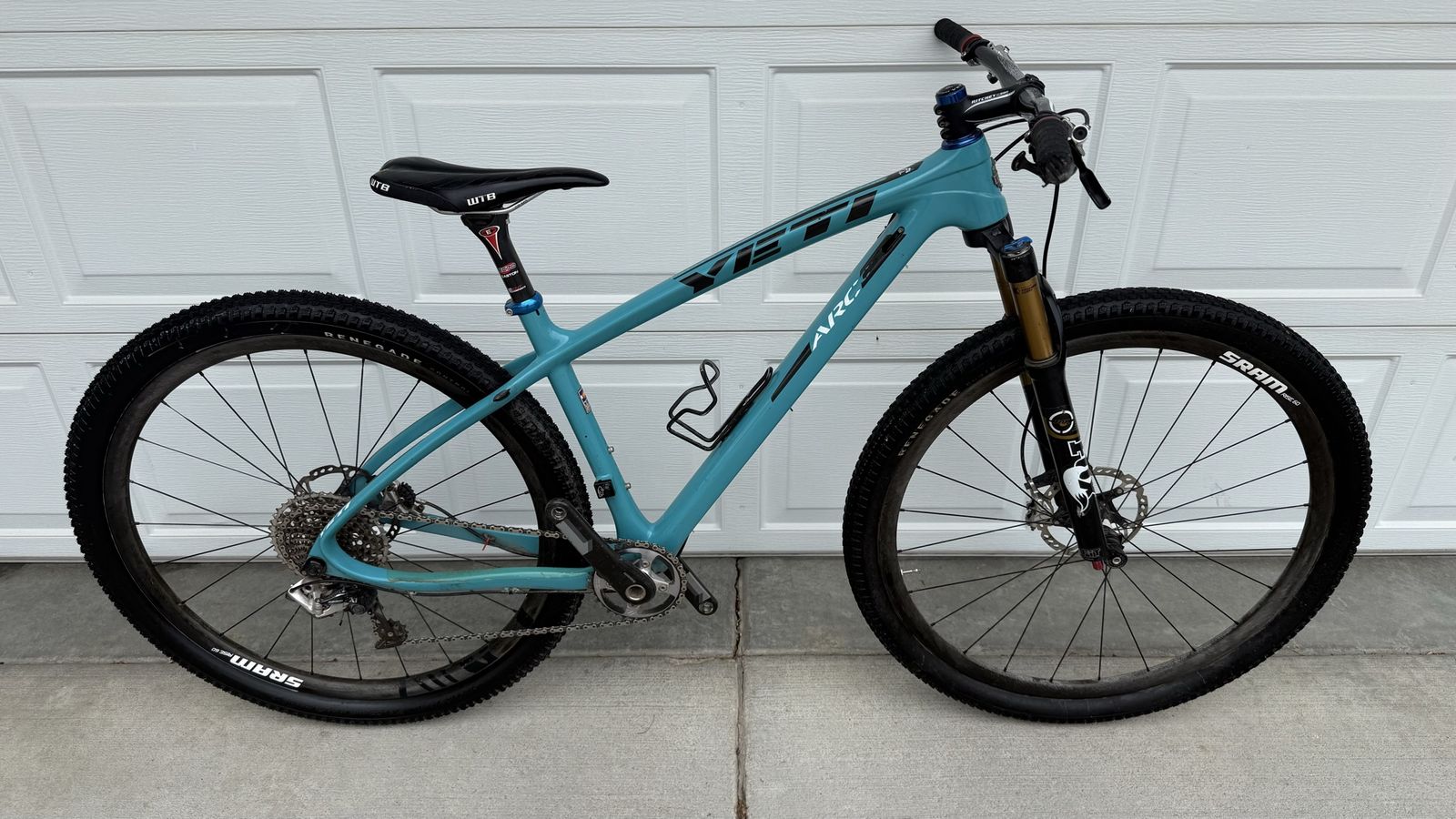 Yeti ARC medium Hardtail Mountain Bike - Turquoise, SRAM GX Eagle, Fox Factory Fork