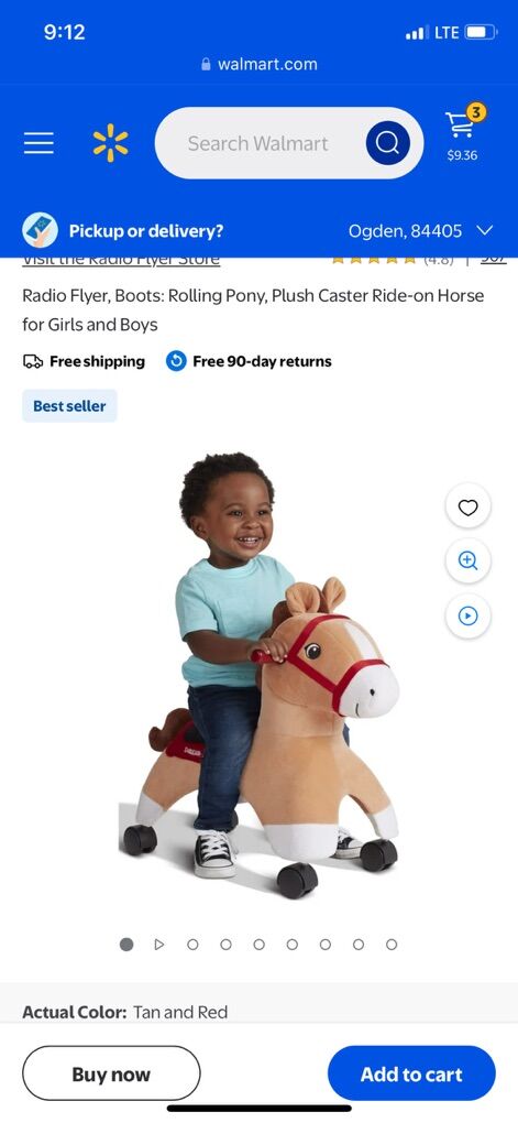 Rolling Pony, Ride-on Horse, Brand new, Ages 1-3