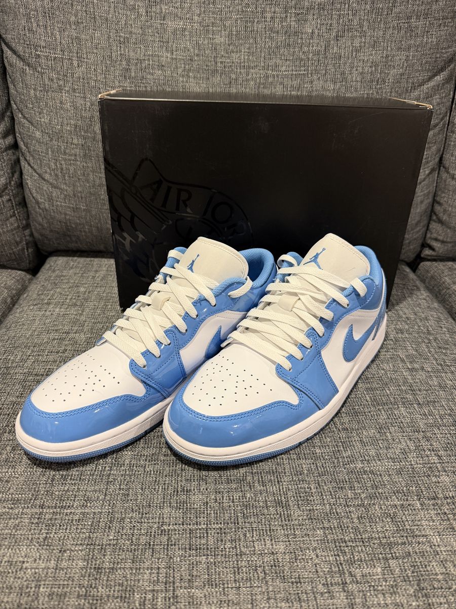 Air Jordan 1 Low SE "White Legend Blue Columbia" Size 11 Used FZ2138-114