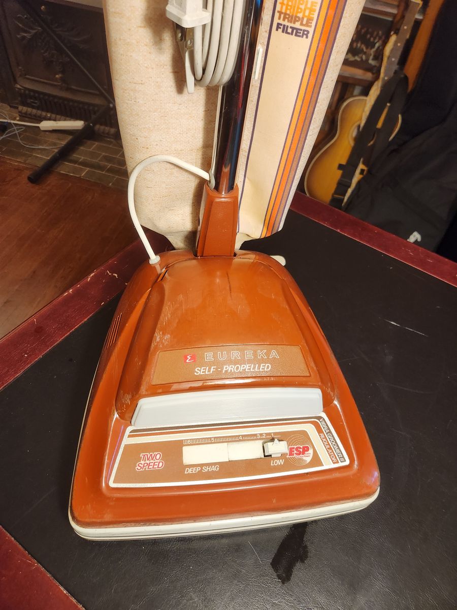 Eureka ESP bagged upright vacuum.  Self propelled.  New bag and belt installed.
