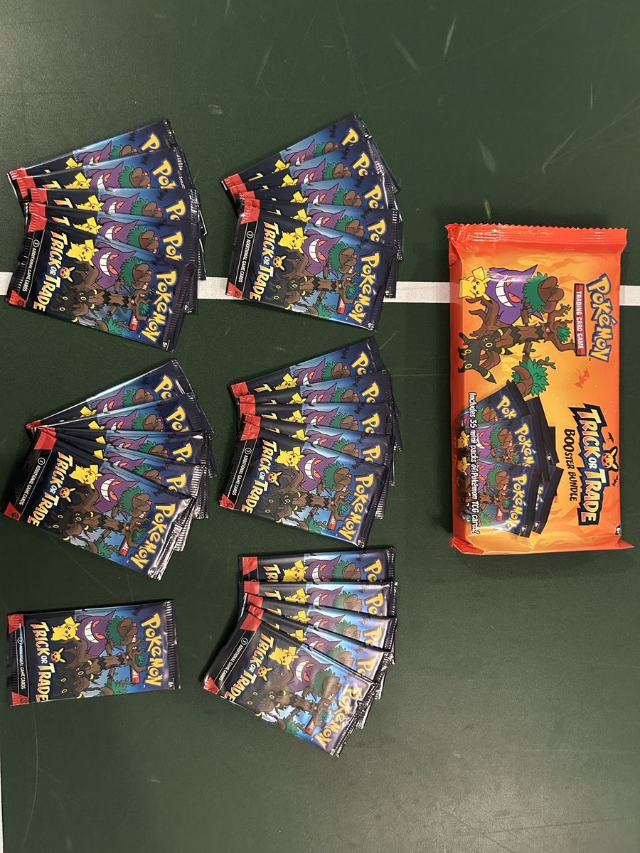 Pokemon Trick or Trade BOOSTER BUNDLE Halloween TCG Cards (35 mini packs)