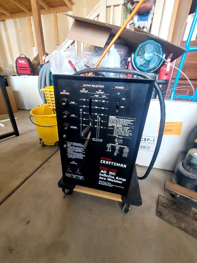 Sears Craftsman 230/140 AC DC Infinite Amp Arc Welder