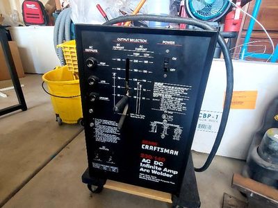 Sears Craftsman 230/140 AC DC Infinite Amp Arc Welder
