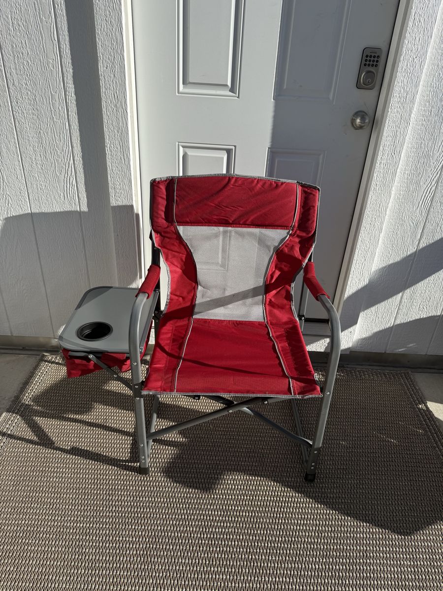 Folding chair red brand new