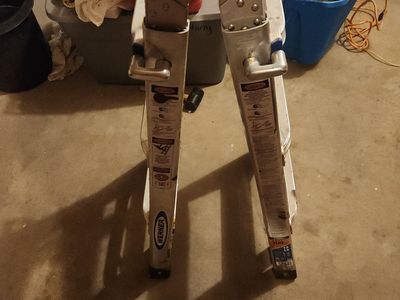 6 ft metal adjustable latter little giant