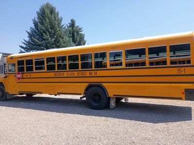 Used 2015 72-passenger school bus for sale