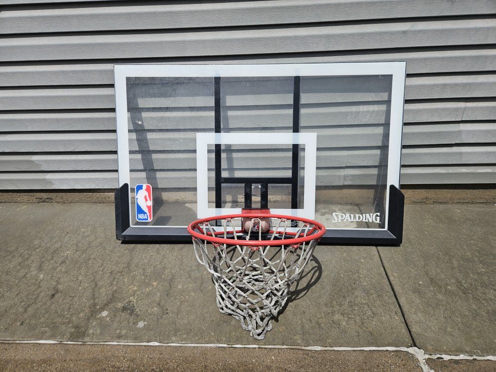 Spalding NBA 52" Acrylic Basketball Backboard & Rim Combo 307FR