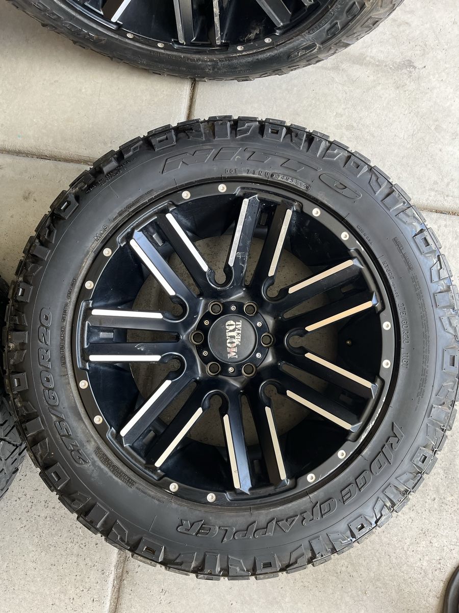Wheels and tire combo