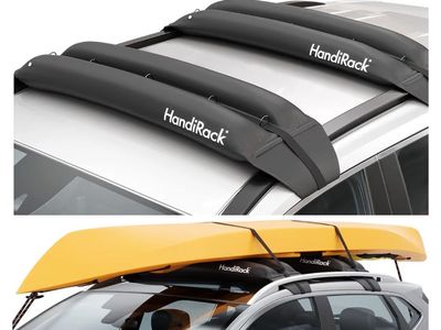 HandiRack Universal Inflatable Soft Roof Rack Bars for Kayaks, Canoes, Surfboards & SUPs - Pair