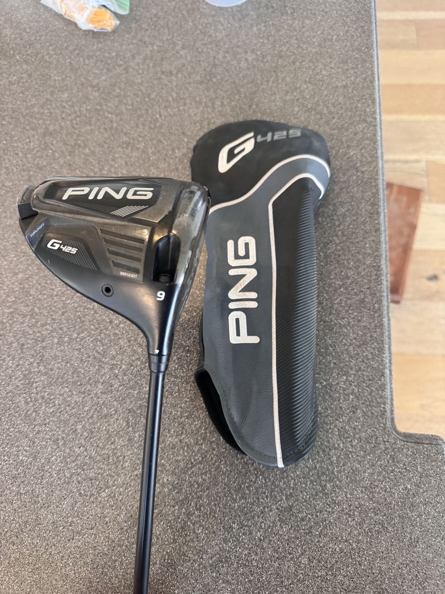 Ping G425 Driver, 9 degree, Rogue MSI 130 Stiff, jumbo grip, W/ head cover