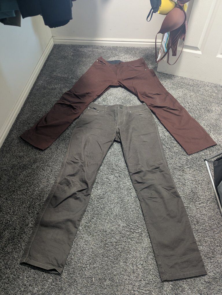 Kuhl Mens Pants 33x34 and 34x34