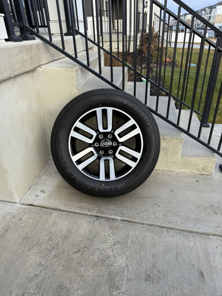 Toyota 4Runner Rims and Tires 265/60R20 Yokohama