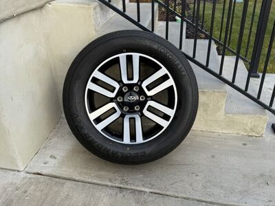 Toyota 4Runner Rims and Tires 265/60R20 Yokohama