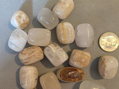 Assorted Tumbled Stones, Polished Crystals for Crafting & Decor - Various Sizes