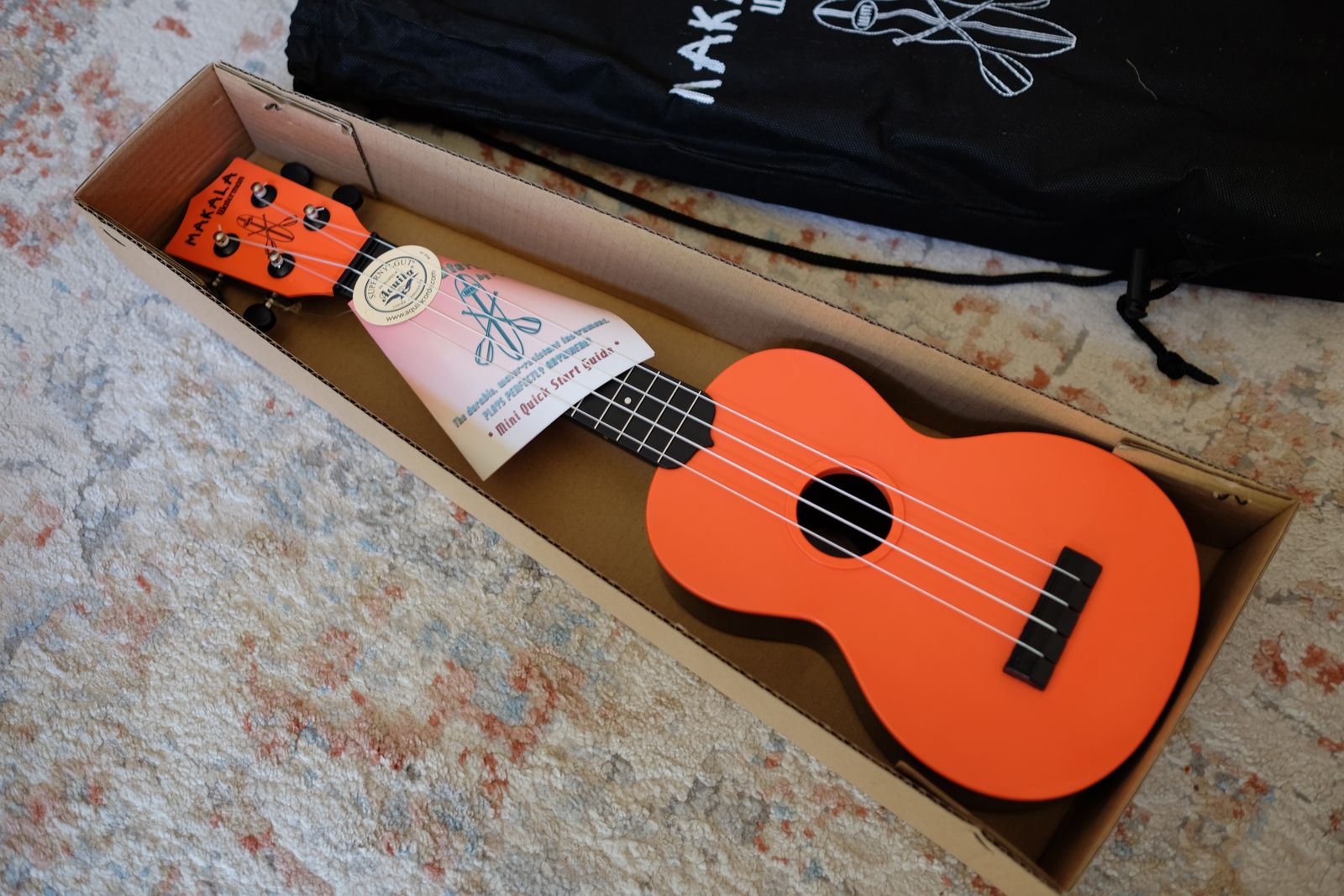 MAKALA WATERMAN UKULELE NEW KALA BRAND MK-SWB/RD TOMATO RED