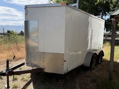 7x12 Double axle Enclosed Trailer