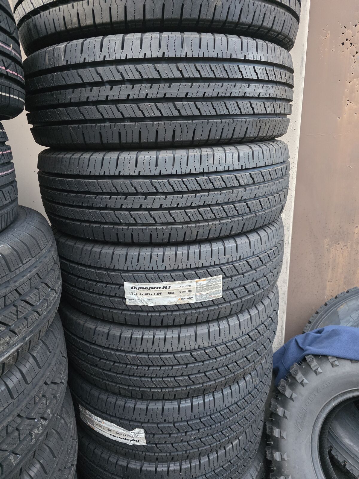 4 HANKOOK DYNAPRO RH12 HT BSW LT 245 70 17 119S/116S 10PLY HIGHWAY TIRE 2001833