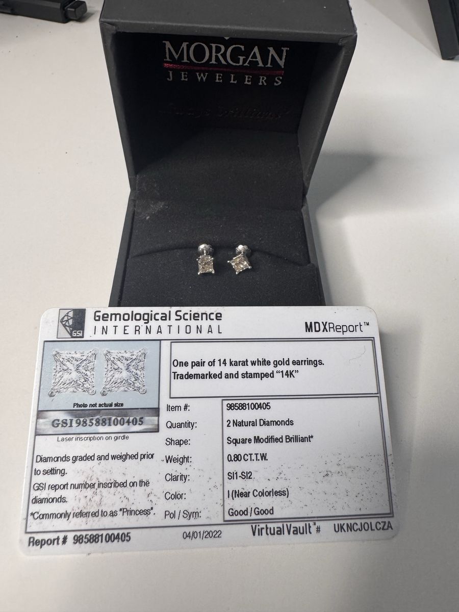 Beautiful Natural Diamond Earrings