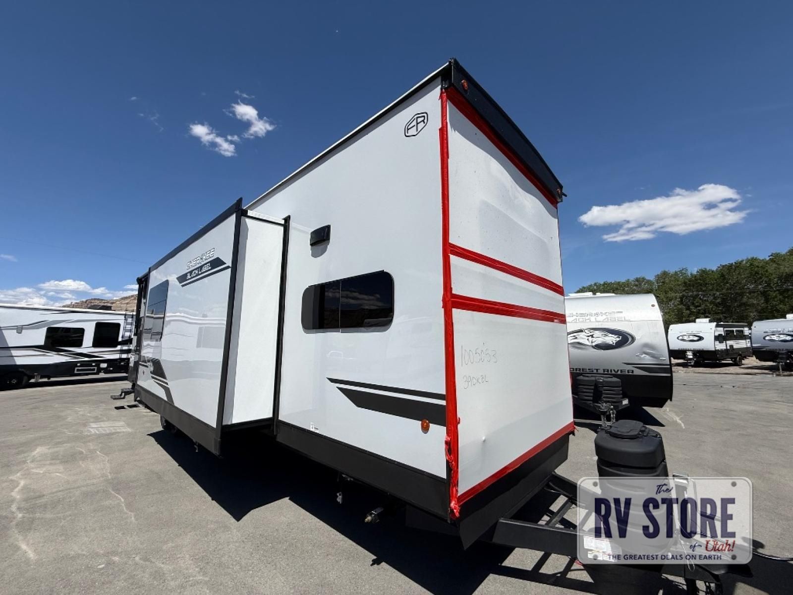 2026 Forest River RV Cherokee Timberwolf Black Label 39DKBL Destination Trailer Front Kitchen|Loft|Rear Bedroom|Two Entry/Exit
