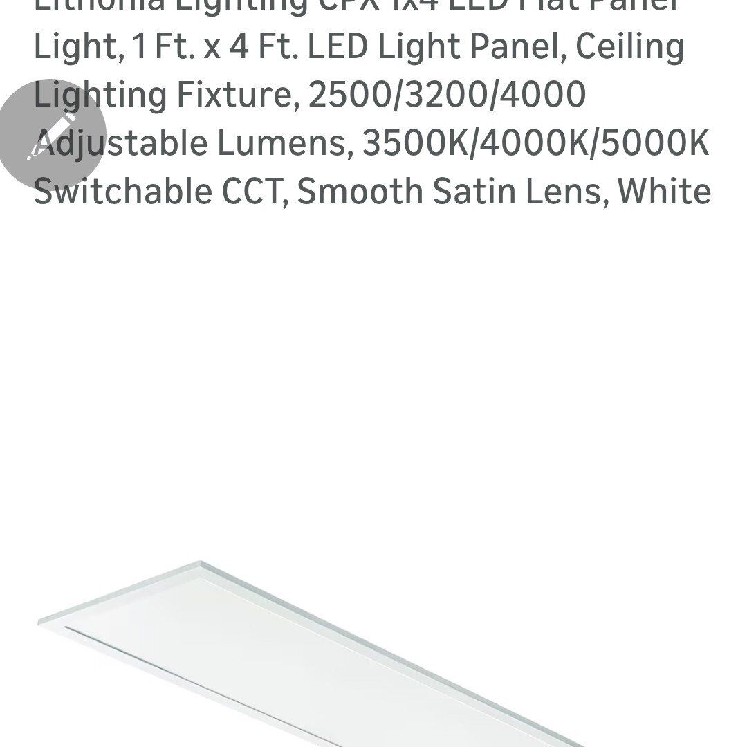 (2)New Lithonia 4ft LED Shop Lights
