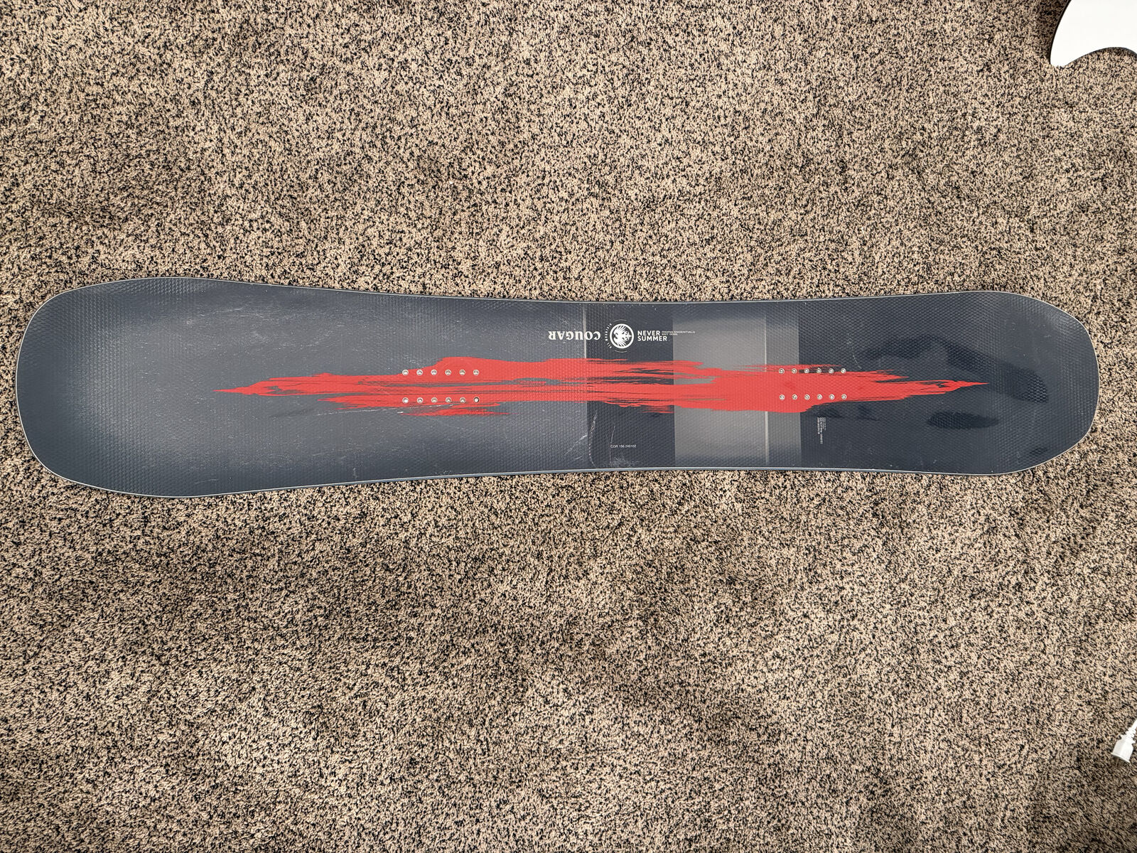 Never Summer Cougar 156 – Poppy, Lively All-Mountain Board – Good Ride Favorite