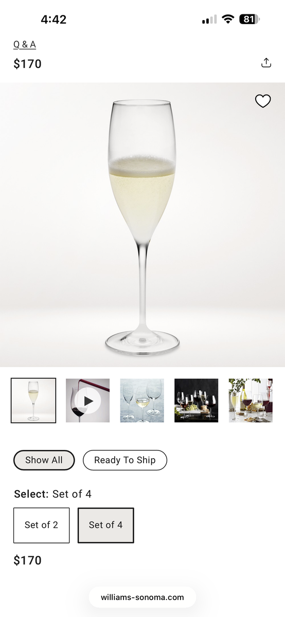 Riedel Vinum Champagne Flutes