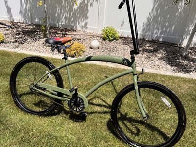Perfect burning man bike custom built cruiser.