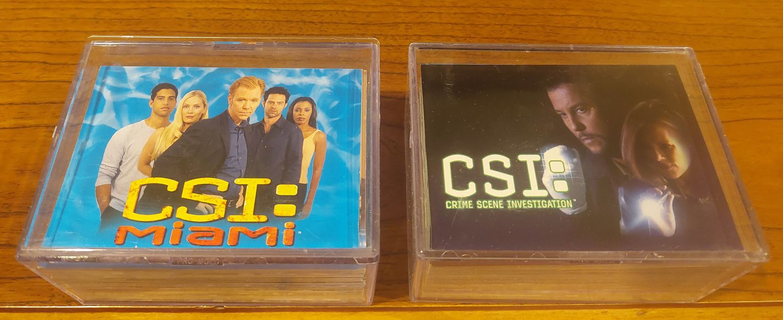 TWO COMPLETE CSI TRADING CARD SETS – 200 CARDS TOTAL!