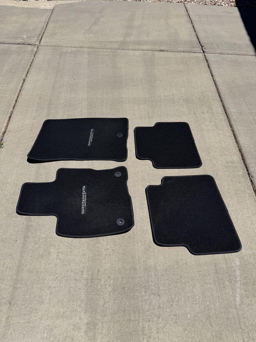 Free 2023 Ford Bronco Sport floor mats