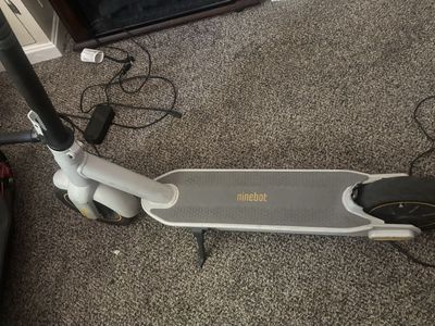 Ninebot KickScooter E22 Electric Scooter w/ Charger - White/Grey