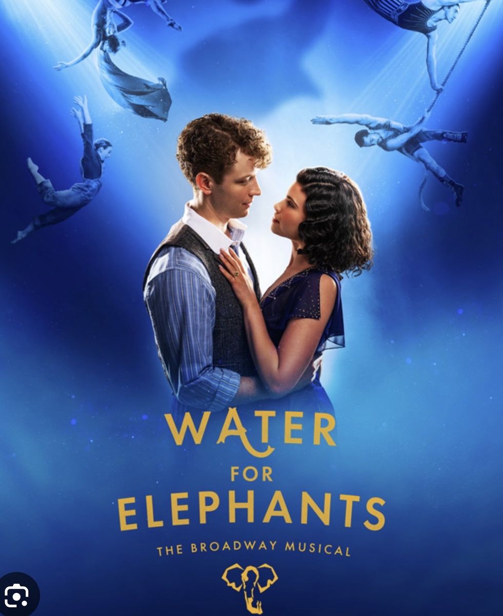 Water for elephants, Friday 7:30 front row!!