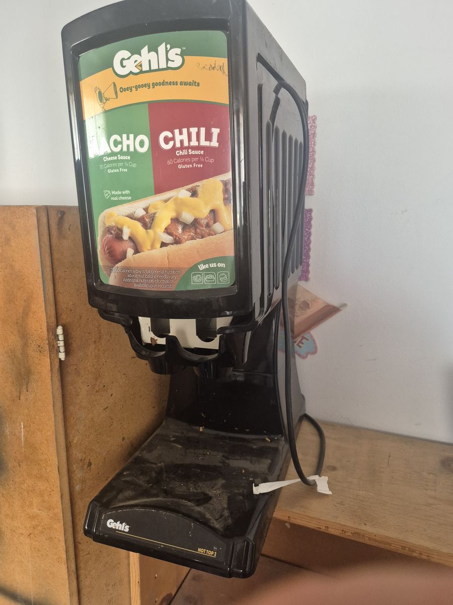 Gehl's HT2 Hot Top 2 Nacho Chili Cheese Sauce Dispenser Warmer - Restaurant Equipment
