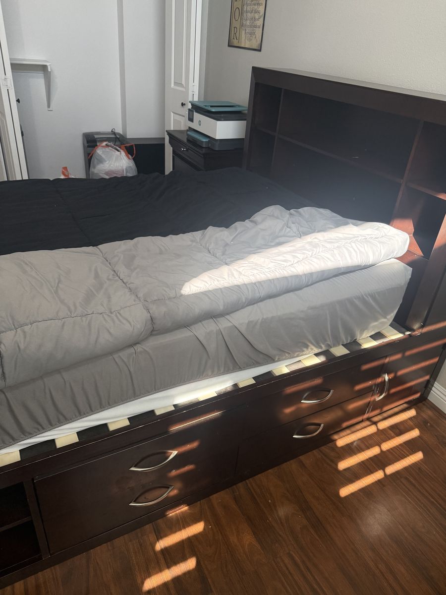 Full bed and frame