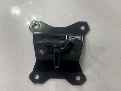 Canam X3 Heavy Duty Tow Hook Plate - Black Steel Bracket