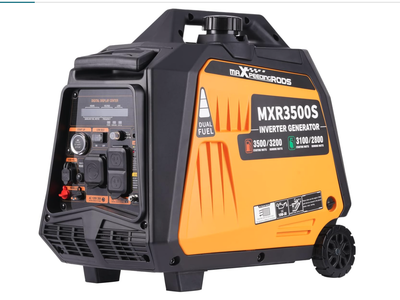 New in box 3500W Dual Fuel Inverter Generator,E-Start, Gasoline & Propane(LPG) Powered, Remote & Electric Start,