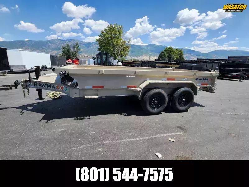 2025 RawMaxx 7X14 14K GDX Dump Trailer
